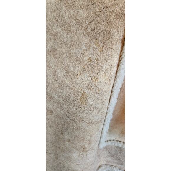 Woolrich Men's Lambskin Coat, Natural Color, Sz 44 - Picture 8 of 8